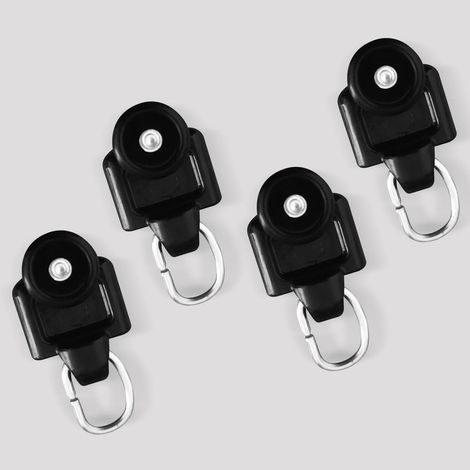 Enlarged 14.2mm square wheel curtain track accessories, including straight and curved tracks, hooks, and wheels (15 pieces). (1/5)