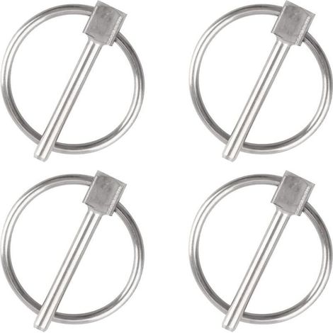 Pin of safety in 304 stainless steel Set of 4 pins Diameter 3mm Length 25mm for applications of locking (1/5)
