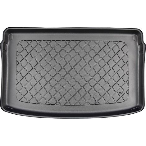 Tappetino/moquette per bagagliaio adatto per Audi A1 GB SB 18-/Volkswagen Polo VI 2G AW HB 17- bagagliaio superiore (1/5)