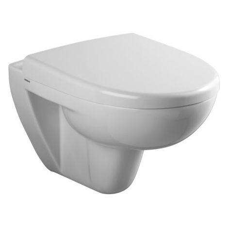 Toilette suspendu à chasse d'eau sans rebord. blanc FormatClean (1/2)