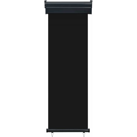 Maison Exclusive - Tendalino Laterale per Balcone 65x250 cm Nero (1/5)