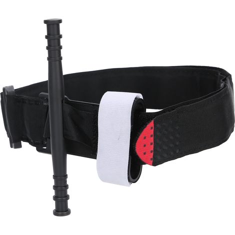 Garrot tactique de secours à une main, ceinture anti-hémorragie noire, dispositif d'urgence extérieur pour plaies, fixation rapide, étanche, robuste. (1/5)