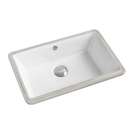 Mexen Venus lavabo bajo encimera 54 x 35 cm, blanco - 25415400 (1/2)