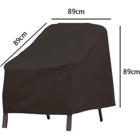 Housse Chaise Protection Pluie Accessoires Oxford Tissu Solide Mariage Extérieur Jardin Hôtel Chemin Plage Hion Maison Imperméable Poussière (1/5)
