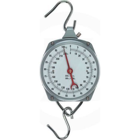 Ikodm – Peson mécanique 100 kg – Dynamomètre robuste pour contrôle alimentaire – Graduation 500 g – Dimensions 22x21.5 cm (1/4)