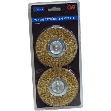Güde Ersatzbürste Metall 2er Set Bürsten für Fugenreiniger GFR 401 / 94317 (1/4)
