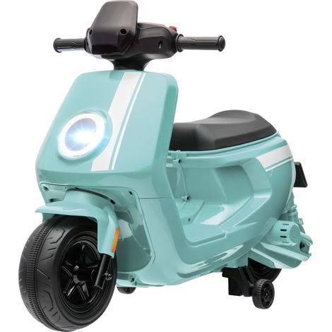 Scooter électrique enfants moto porteur pour enfants phare et musique, marche avant/arrière, roues d'entraînement (1/5)