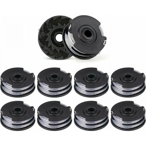 Pack of 10 replacement line spools for LIDL Parkside trimmer PRTA 20-Li A1, B2, C3, PRT 550 A1, A3, PRT 300 A1 (1/4)