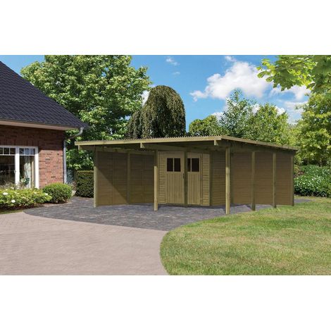 Carport doppel Eco 2 B integr.Abstellraum 2xSW und RW