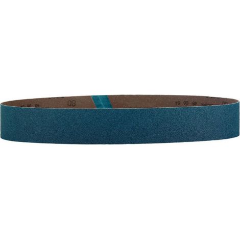 10 bandes abrasives 30 x 533 mm, P120, corindon de zirconium, pour meuleuses de tubes sans fil metabo 10 pièces (1/2)