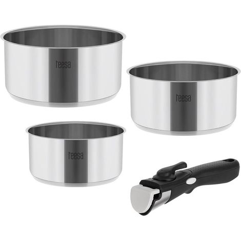 Juego de ollas individuales TEESA COOK EXPERT para cocinar a mano