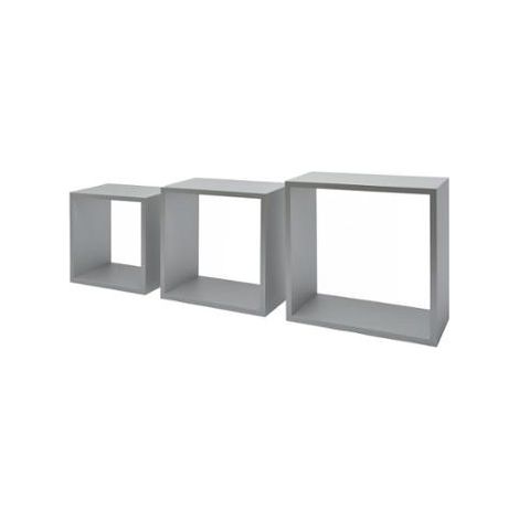 SET 3 CUBI ALLUMINIO 30X27X24CM