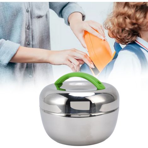 Boîte-repas isotherme en acier inoxydable 1.0L, portable pour étudiants et travailleurs de bureau (1/5)