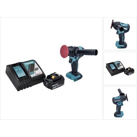 Makita DPV 300 RM1 Akku Schleifer Polierer 18 V 50 / 80 mm Brushless + 1x Akku 4,0 Ah + Ladegerät (1/5)
