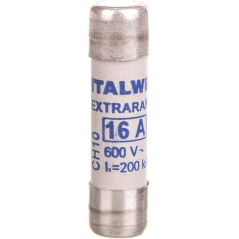FUSIBLE CYLINDRIQUE 10 X 38 MM 16 A AR 600 V CH10UQ 002625009 ETI-POLAM 3838895362494