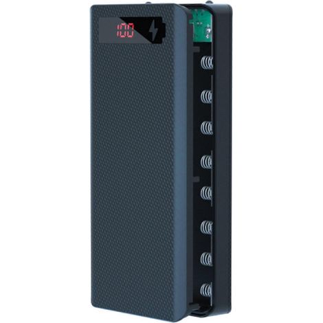 Boîtier de chargeur pour batterie 18650, support de batterie externe DIY pour étui, double port USB, écran LCD numérique (1/5)