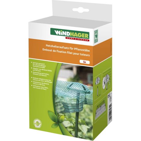 Windhager Pflanzstab-Netzhalter Ø 12 cm, 5 Stück Schädlingsbekämpfung