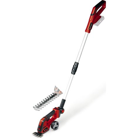Einhell Cisaille à gazon sans fil GE-CG 18/100 Li T-Solo PXC (18 V, Changement d’accessoire sans outil, avec rallonge télescopique) Livré sans Batterie ni Chargeur (1/5)