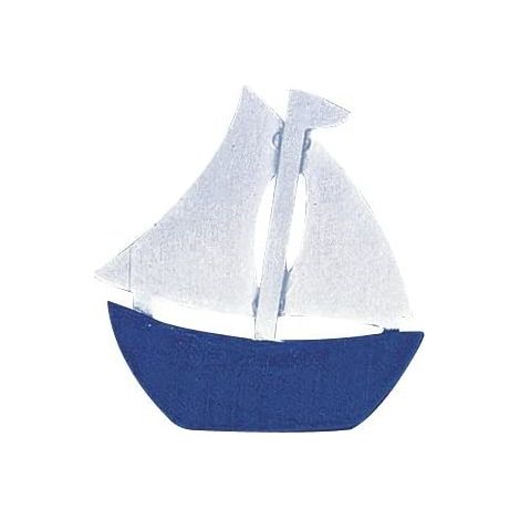 RAYHER - BARCA A VELA IN LEGNO 5,5 CM 4PZ