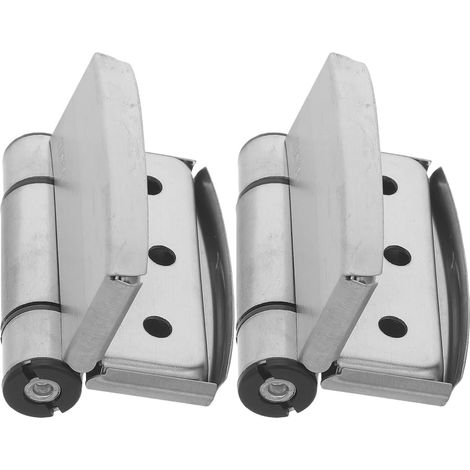 Charnières à fermeture automatique Unomor lot de 2 en acier (1/5)