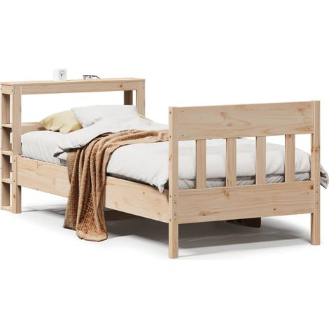 Maison Exclusive - Letto senza Materasso 90x190 cm in Legno Massello di Pino (1/5)