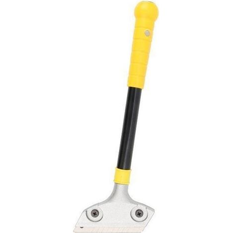 Grattoir Vitre, Grattoir Peinture, Racloir pour Plaque avec Fonction knock-out, Scraper Plancha à Long Manche pour Plaque à Induction, Nettoyage, Fenêtres, Carrelage (1/5)