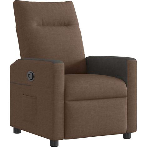 Maison Exclusive - Relaxsessel Braun Stoff