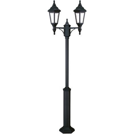 Pôle classique à 2 bras CLIC-CLAC 6 IP44 E27 2x42W 2040mm Noir (1/3)
