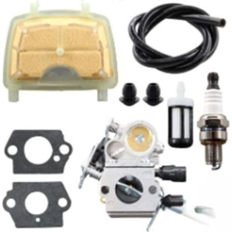 Carburateur avec joint pour tronçonneuse Stihl MS171 MS181 MS201 MS211 C1Q-S269 (1/4)