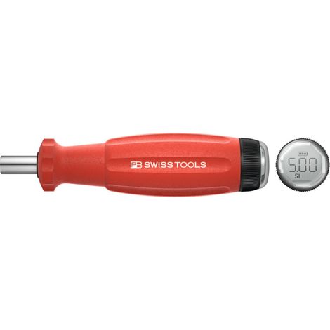 PB Swiss Tools Drehmoment-Schraubendreher, mit Digitalanzeige, D-6,3-Bitaufnahme, 500 cN·m (1/2)