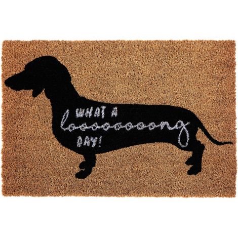 Premier Housewares What a Long Day Sausage Dog Doormat (1/4)