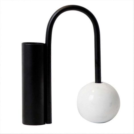 Composition florale artisanale pour décoration intérieure, noir S (1/5)