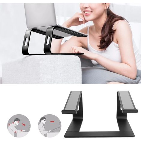 Support d'ordinateur portable vertical pour refroidissement, support de ventilation pour PC de bureau, accessoire de dissipation thermique (1/5)