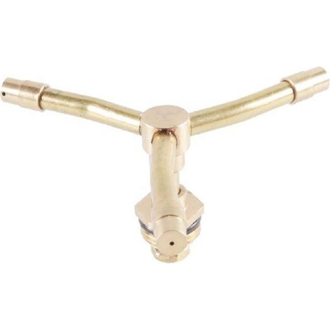 Arroseur de pelouse - Arroseur automatique rotatif à 3 bras. tête de pulvérisation rotative à 360° pour jardin (1/4)