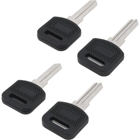 Lot de 4 clés de rechange A106 à rainure droite et A105 à rainure gauche compatibles avec les clés de casier DB (1/5)