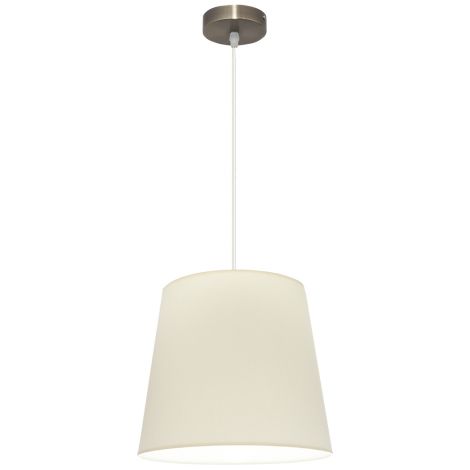Lampada a sospensione Maldivas 1xe27 Pelle/Beige Reg.35d de FABRILAMP.