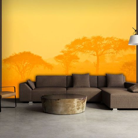 Papier Peint "Orange Savanna" 231 x 300 cm (1/2)