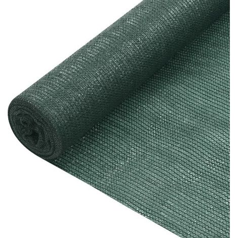 Filet brise-vue Vert 1x25 m PEHD 75 g/m² (1/2)