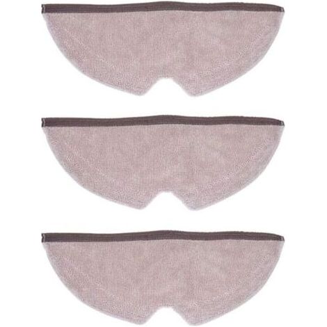 Set mit 3 hochwertigen Ersatz-Wischpads, kompatibel mit Xiaomi Mi Robot 2, Roborock S50 und Xiaowa Xiaomi Mikrofasertücher für Saugroboter Zubehör (1/4)