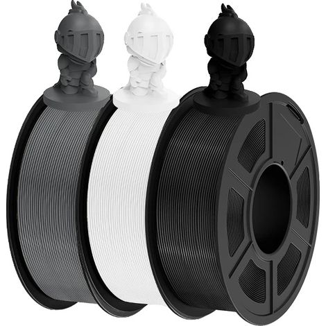 Filamento para impresora 3D, PLA y PETG, alto rendimiento y velocidad, PLA Mix-1 (3 rollos) (1/2)