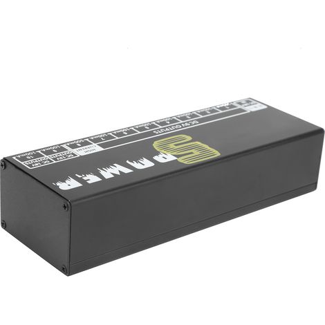 Alimentation à Pédale pour Effets Guitare - Bloc d'Alimentation 9V - Protection Surtension - 100-240V EU (1/5)