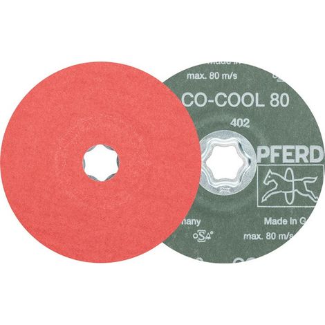 Disco de fibra COMBICLICK CO-COOL D.125 granulado 50 INOX / aluminio granulado (Por 25)