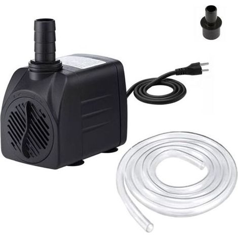 Pompe à eau très silencieuse, pompe submersible, 600 l/h (160 GPH, 10 W), pour étangs, poissons, tortues, créatures aquatiques, aquariums, piscines, statues, jardins de roches, artisanat fluide (1/5)