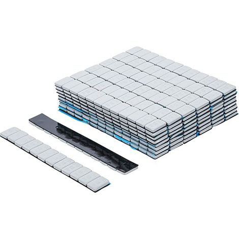 Lot de 50 masses equilibrage adhesives de 12x5 grammes
