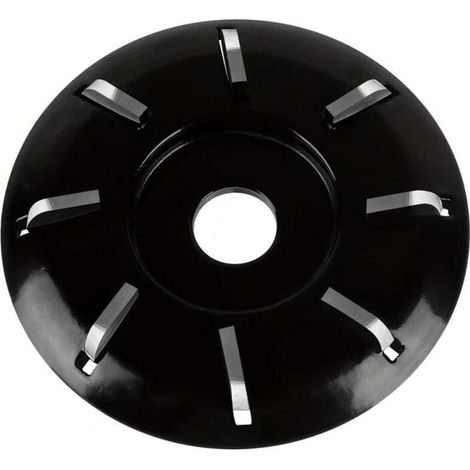 Disque de sculpture sur bois, grattoir à six dents pour le travail du bois, meuleuse à disque en bois, roue à disque de sculpture sur bois, outil de fraisage de scie électrique à 8 dents,diamètre inté (1/4)