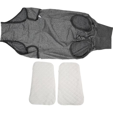 Couche Pour Chien Réutilisable - Combinaison De Récupération Post-Opératoire Et Protection Hygiénique - Pour Chiens Mâles Et Femelles - Taille S À XXL (1/5)