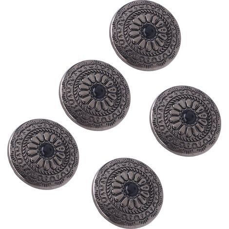 5er-Set Ziernieten, 30 mm, Legierung, 4,5 mm, gekreuzte Schraubnieten, Ledernieten-Set für Ledertaschen und Hosen (1/5)