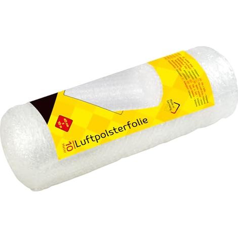 Idena 10400 - Papel de burbujas para envíos, embalajes y mudanzas, 40 cm x 10 m en rollo, 70 µ, transparente, 1 pieza