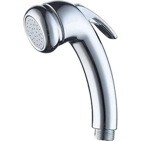 Pommeau de douche haute pression ABS chromé – Filetage 1,27 cm – Déclencheur marche/arrêt – Pour baignoires, bateaux, camping-cars (1/5)