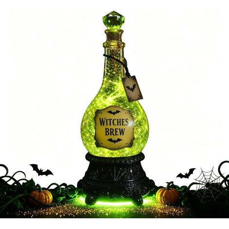 Beyamis Nouvelle décoration de bouteille de vin en résine pour Halloween sur votre table (1/5)